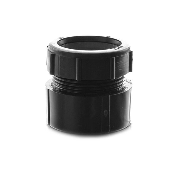 LaSalle Bristol Trap Adapter, 1-1/2 Inch Spigot x 1-1/4 Inch Female Thread, Black