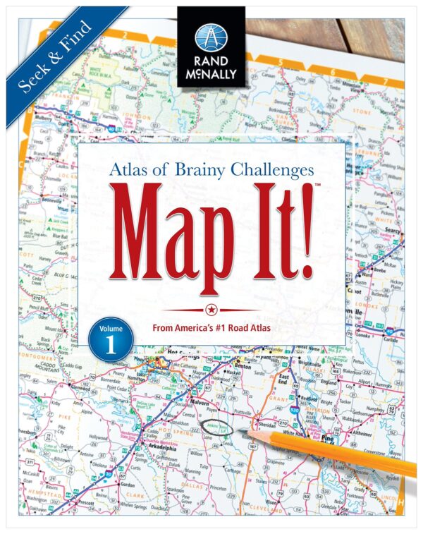 Rand McNally Map It Puzzle Book, 64 Pages