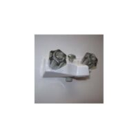 LaSalle Bristol Bathtub Faucet, 4 Inch Diverter Spout, White