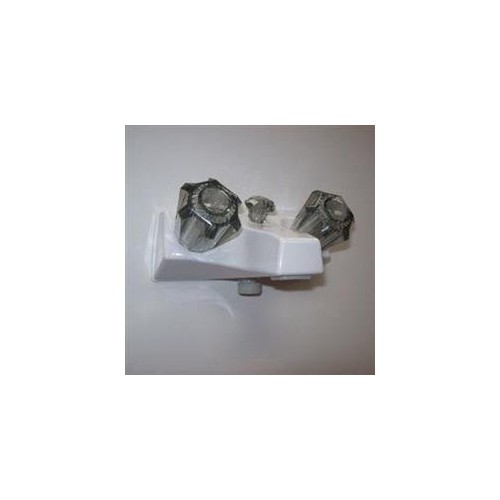 LaSalle Bristol Bathtub Faucet, 4 Inch Diverter Spout, White