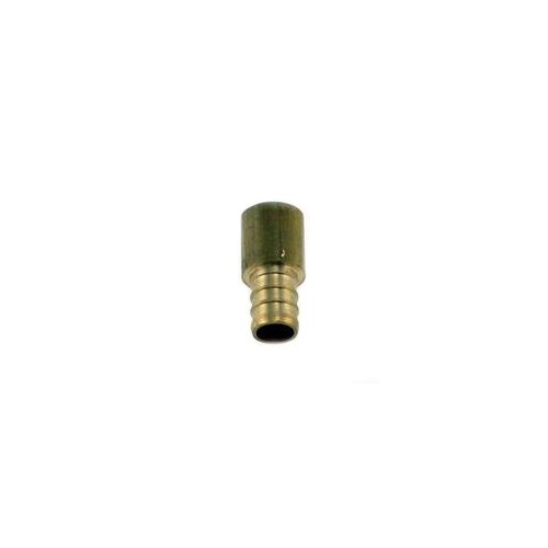 Elkhart Supply 1/2 Inch Hose Barb to Male Sweat Adapter, Gold