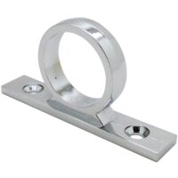 Dura Faucet Shower Hose Guide Ring, Silver, Chrome Plated