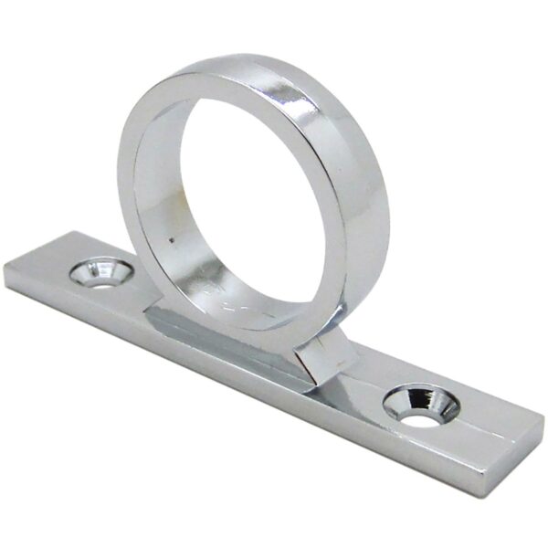 Dura Faucet Shower Hose Guide Ring, Silver, Chrome Plated