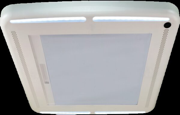 MaxxAir MAXXSHADE Plus Retractable Roof Vent Shade, 14" × 14", LED