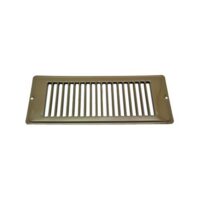 AP Products Heating/Cooling Floor Register, 10 x 4 Inch, Brown
