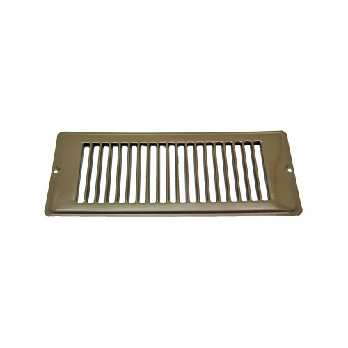 AP Products Heating/Cooling Floor Register, 10 x 4 Inch, Brown