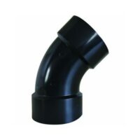 Valterra 3 Inch 45 Degree Elbow, Black