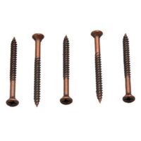 AP Products #8 x 3 in Bronze Wood Screws, Pack of 100