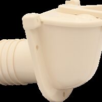 Zebra RV Fresh Water Inlet, Colonial White, Gravity Feed, Recessed Mount