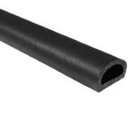 Trim-Lok Weather Stripping, EPDM Rubber, 0.562" x 3/4" Adhesive-Backed, 500 ft