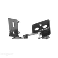 RV Designer Spring-Loaded Cabinet Door Hinge, Black