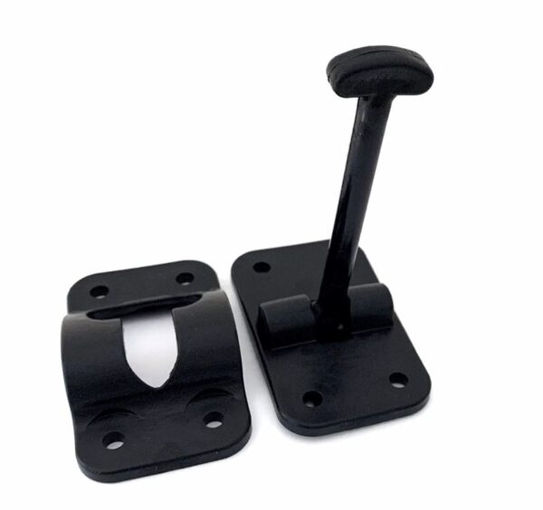 JR Products 3.5 Inch T-Style Door Catch, Black