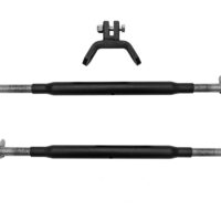 BulletProof Hitches Frame Stabilizer Bars, Adjustable 29-39"