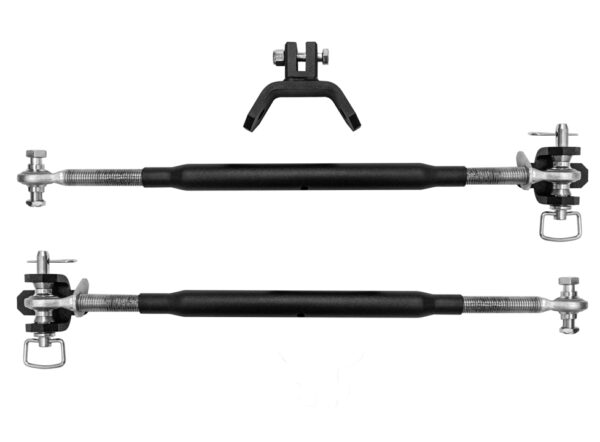 BulletProof Hitches Frame Stabilizer Bars, Adjustable 29-39"