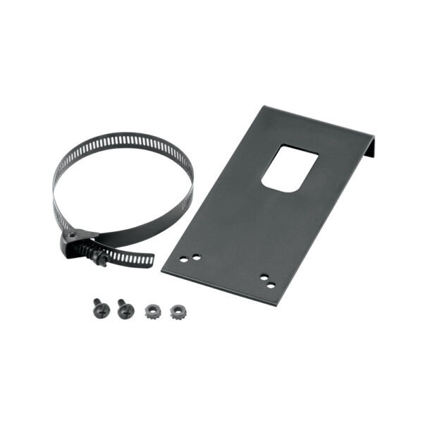 Tow Ready Universal Trailer Connector Mounting Bracket, Straight, Black