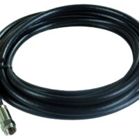 JR Products RG-6 Coax Cable, 12 Feet, Female F-Connector