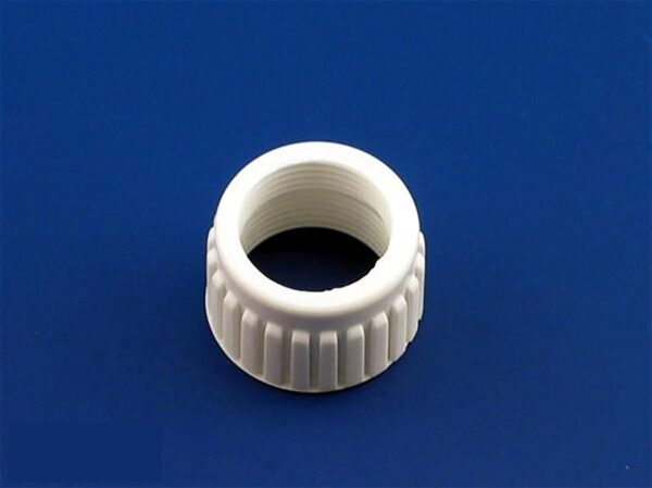 Elkhart 3/4 inch Plastic Tube End Fitting Nut, White