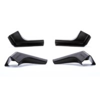 Camco Drip Rail Gutter Spout, Black, Set of 4