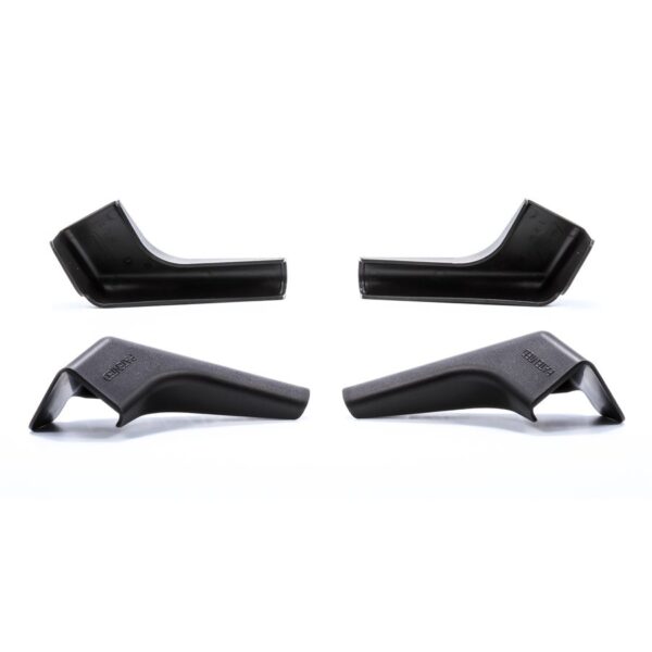 Camco Drip Rail Gutter Spout, Black, Set of 4