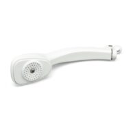 B&B Molders Shower Head, Hand-Held, Polar White