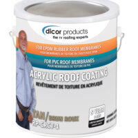 Dicor EPDM Roof Acrylic Coating, Tan, 1 Gallon