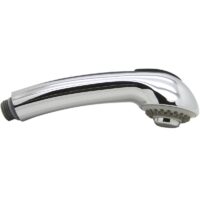 Dura Faucet Pull-Out Sprayer Head, Silver, Polished Chrome, 1/2 Inch