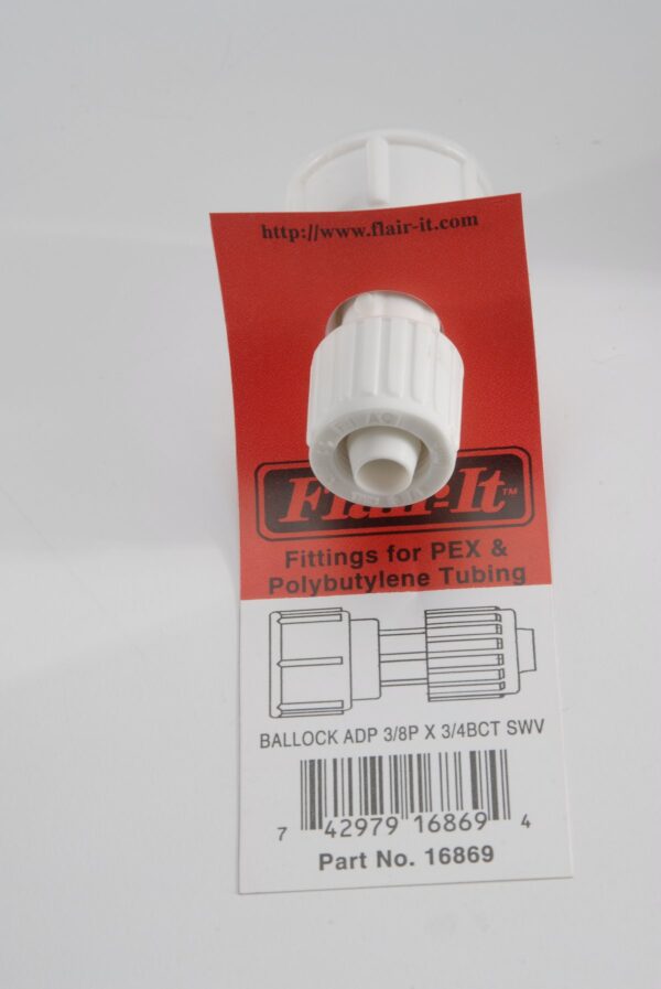 Elkhart Supply 3/4 Inch Fresh Water Coupling, Female Swivel, White