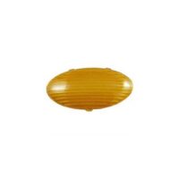 LaSalle Bristol Gustafson Oval Porch Light Lens, Amber, Snap-On