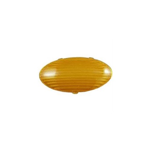 LaSalle Bristol Gustafson Oval Porch Light Lens, Amber, Snap-On