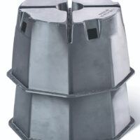 Stromberg Carlson Leveling Jack Foot Pad, Polycarbonate, 10 x 12 x 7 Inch, Set of 6
