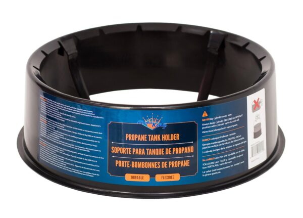 Flame King Propane Tank Base, 20-40 lb, Black