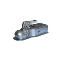 Husky Towing Trailer Coupler, Straight Tongue, 3500 lbs, 3 inch