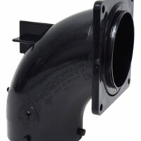 Valterra Sewer Waste Valve Elbow, 3 Inch, Black