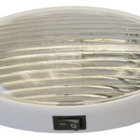 LaSalle Bristol Magnifying Oval Porch Light with Switch, 12 Volt