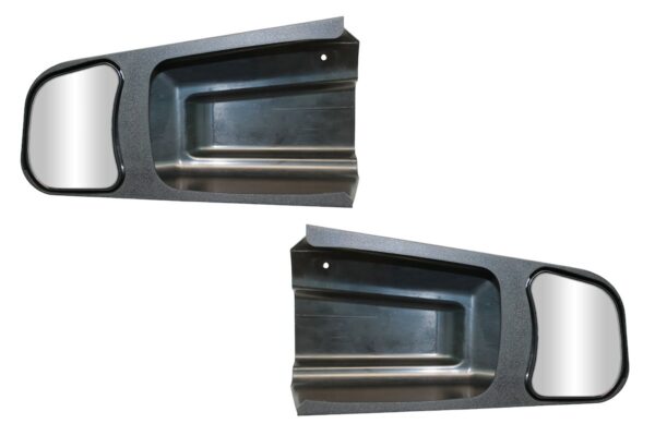 CIPA Exterior Towing Mirror, Set of 2, Black, Add-On