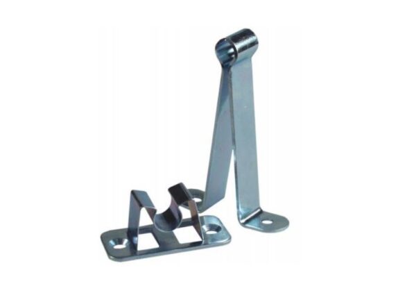 JR Products Silver Door Catch, C-Clip, 3 inch