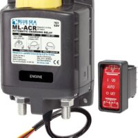 Blue Sea Systems Battery Voltage Sensing Relay, 500 Ampere, Automatic Battery Management