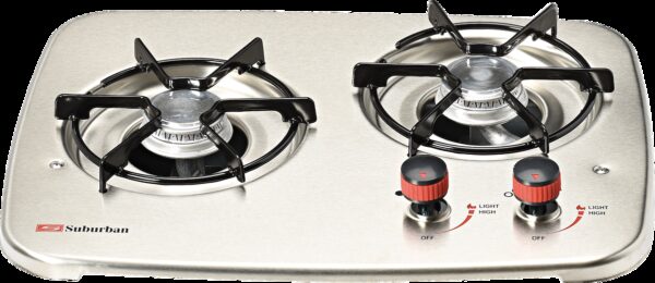 Suburban Drop-In Cooktop SDN2U, Silver Stainless Steel