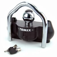 Trimax Trailer Coupler Lock, Ball and Clamp, 1-7/8 to 2-5/16 Inch, Black