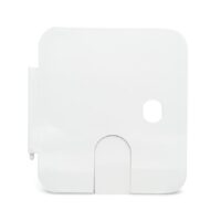 B&B Molders Electrical Cord Hatch, Polar White, 6-1/2 x 6 Inch, Vermin Access
