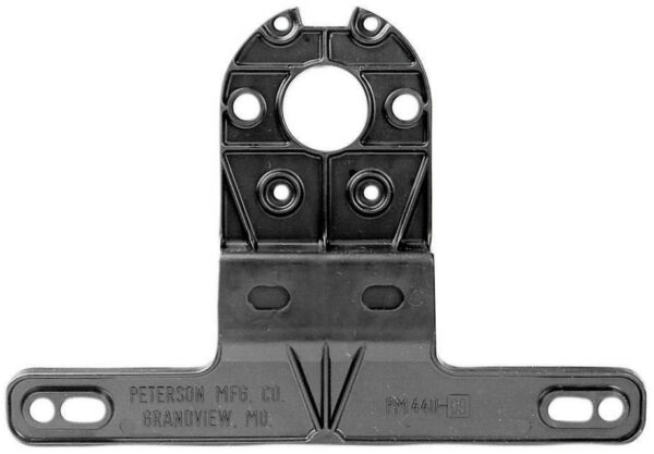 Peterson Licence Plate Bracket, Black Plastic