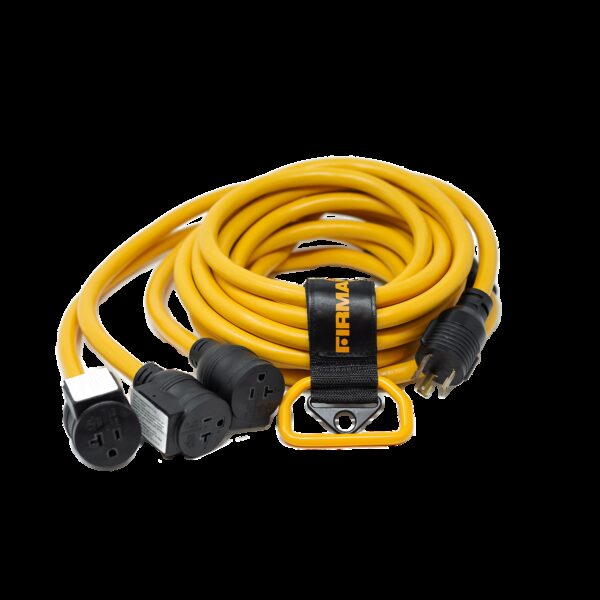 Firman RV Power Cord, 25 Feet, 30 Ampere, 10 Gauge, Yellow