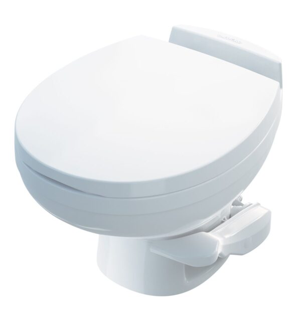 Thetford Aqua Magic Residence RV Toilet, White, 12-1/2 Inch Seat, Pedal Pump