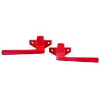 JR Products Emergency Window Latch, Red