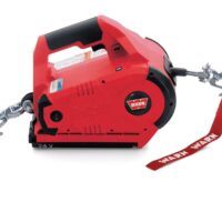 WARN Cordless PullzAll Winch, 1,000 Pounds, 24V, Red