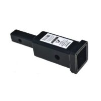 Husky Towing Receiver Tube Adapter, 1.25 inch to 2 inch, 10 inch, Black