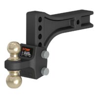CURT Dual Ball Hitch Mount, 2-1/2 Inch Receiver, 20,000 lb GTW