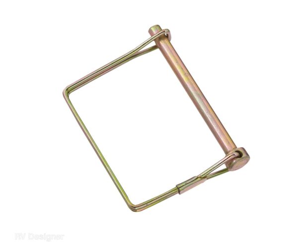 RV Designer 1/4 Inch Coupler Safety Pin, 2-1/2 Inch, Gold