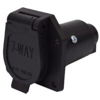 Valterra 7-Blade Vehicle-End Trailer Connector, Black