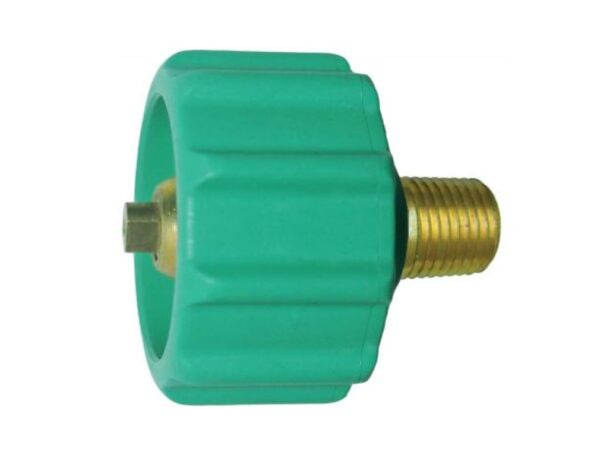 JR Products Hi-Flow Propane Quick Connect, 400,000 BTU, Green